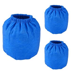 eagleggo vrc2 cloth filter bag 1.5 to 3.2 gallon for armor all aa155 aa255 aa255w aa256 vom205p 0901 2.5 gallon shop vac microlined vacuum & dust collector accessories - 3 pack