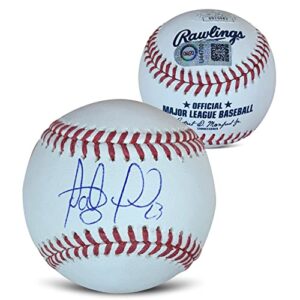 fernando tatis jr san diego autographed mlb signed baseball jsa coa with display case