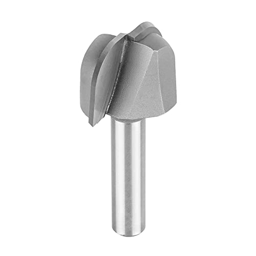 SpeTool 1/4" Shank Bowl & Tray Router Bit 3/4 Cutting Diameter Double Flute Woodworking Milling Cutter Tool
