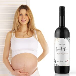 Pregnancy Announcements Wine Labels, ● 8 PCS ● Baby Announcement Wine Labels, Pregnancy Announcement for Aunties, Pregnancy Reveal for Friends, Pregnancy Announcement for Grandparents