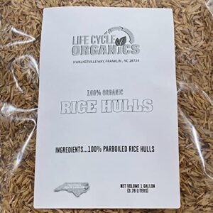 Organic Rice Hulls - 1 Gallon