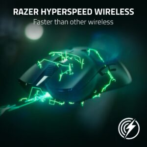 Razer Viper V2 Pro Wireless Gaming Mouse: 58g, 30K DPI Optical Sensor, 90 Hour Battery, USB-C - Black