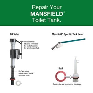 Fluidmaster K-400A-023 Mansfield Toilet Fill Valve and Flush Valve Seal Repair Kit Multicolor