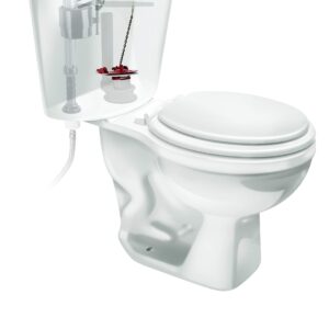 Fluidmaster 513A-016-P4 Adjustable Water Saving 3-Inch Toilet Flapper, Red