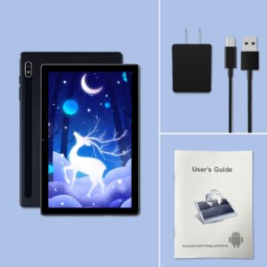 Tablet Android 10.0, Android Tablet 10.1" Built in 2GB RAM 32GB Storage (128GB Expansion Via SD Card),Long Battery Life, WiFi, Bluetooth 4.2 Black