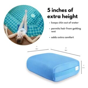 Hot Tub Booster Seat and Jacuzzi Spa Accessory, Indoor and Outdoor Use, Non-Slip Micro Dot Bottom, Fast Drying Pillow, Washable Cover.