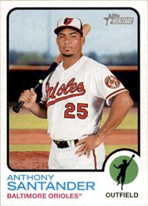 2022 topps heritage #33 anthony santander baltimore orioles nm-mt mlb baseball