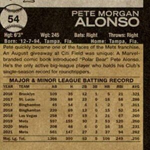 2022 Topps Heritage #54 Pete Alonso New York Mets NM-MT MLB Baseball