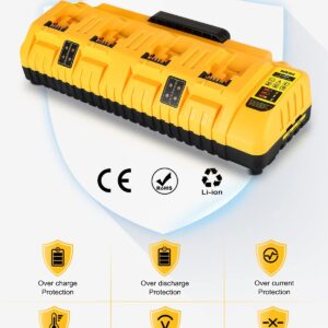 TeenPower DCB104 Replacement for Dewalt 12/20V Max Battery Charger Station