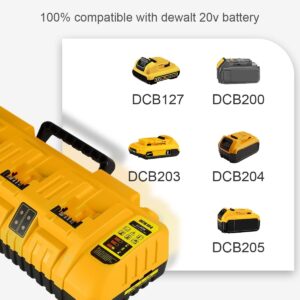 TeenPower DCB104 Replacement for Dewalt 12/20V Max Battery Charger Station