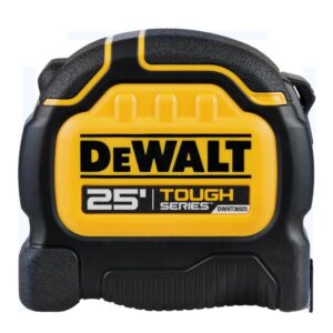 dewalt tape measre blk/ylw 25ft