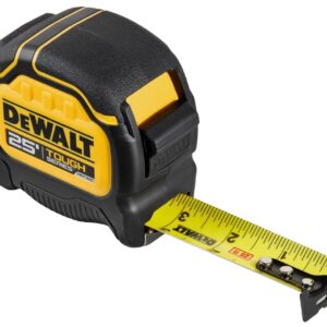 DEWALT TAPE MEASRE BLK/YLW 25FT