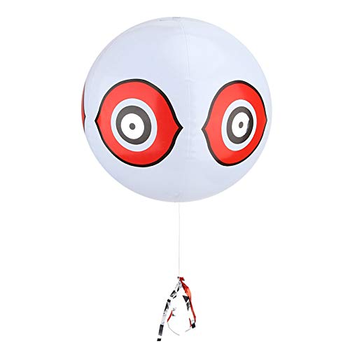 Fdit Bird Predator Eyes,Terror-Eyes Inflatable Bird Scare Balloon Bird Repelling Predator Eye Balloon Bird Repelling Balloon(White)