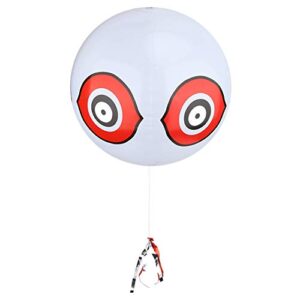 Fdit Bird Predator Eyes,Terror-Eyes Inflatable Bird Scare Balloon Bird Repelling Predator Eye Balloon Bird Repelling Balloon(White)