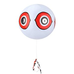 Fdit Bird Predator Eyes,Terror-Eyes Inflatable Bird Scare Balloon Bird Repelling Predator Eye Balloon Bird Repelling Balloon(White)