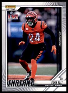 football nfl 2021 panini instant #221 vonn bell bengals