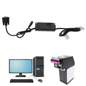 Gaeirt RS232 Converter, MDB-RS232 Converter Use RS232 USB Port Use Computer RS232 Port ABS Plastics Material for MDB Coin Validator