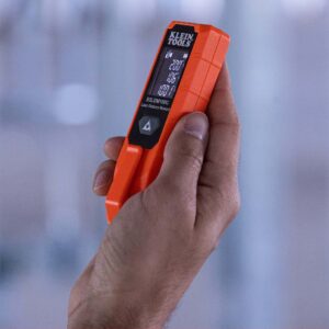 Klein Tools 93LDM100C Compact Laser Distance Measure, 100 Feet, Measures in Feet, Inches, Meters