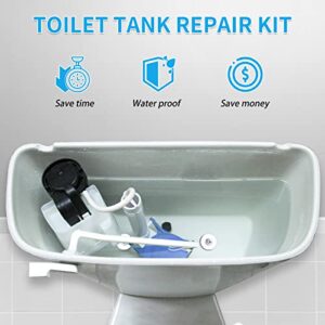 MENNTY Tank to Bowl Gasket Kit Includes Toilet Tank Bolts and Rubber Gaskets for Repairing Toilet Tank Leaks and Fits Most 3"/3.5" Toilet Tanks with Open Flush Valves