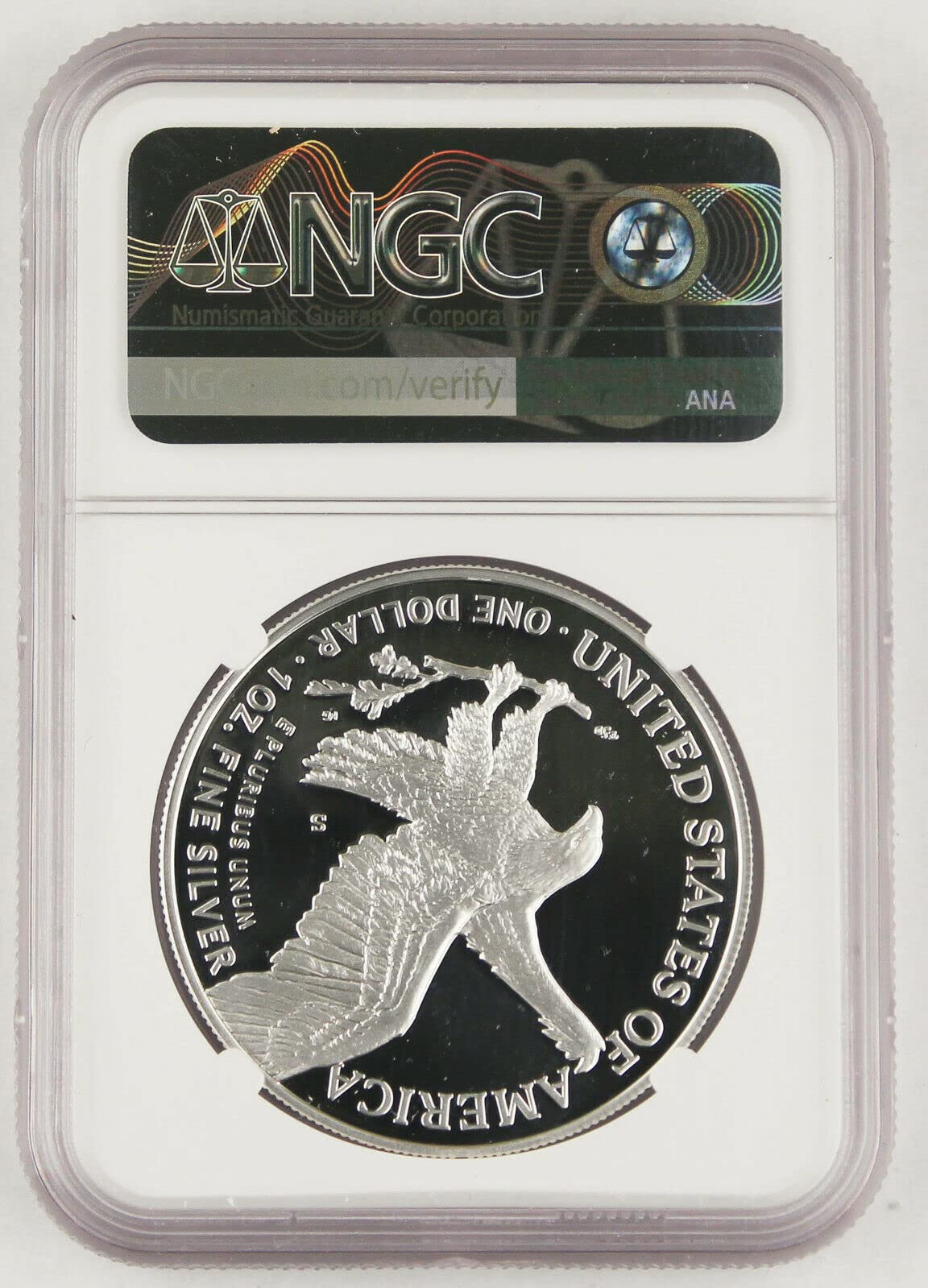 2021 S Proof American Silver Eagle Type 2 1 Oz PF-70 NGC Ultra Cameo