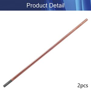 Heyiarbeit Copper Coated Gouging Carbon 8x355mm Carbon Gouging Rods Copperclad Electrodes 2Pcs