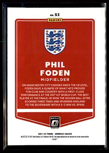 2021-22 Panini Donruss Road to Qatar Optic #53 Phil Foden