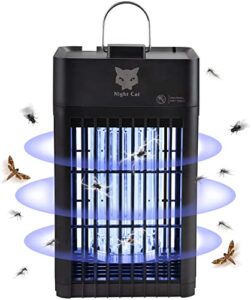 night cat bug zapper outdoor indoor 18w mosquito killer lamp 4200v powerful fly killing lamp electric insect killer for garden kitchen