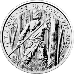 2022 uk british silver little john coin pound uncirculated