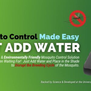 INZECTO Mosquito Trap - Device to Effectively Attract Mosquitoes and Kill Larvae - Revolutionary Outdoor Mosquito Solution Simply Activated by Water (1 Trap)