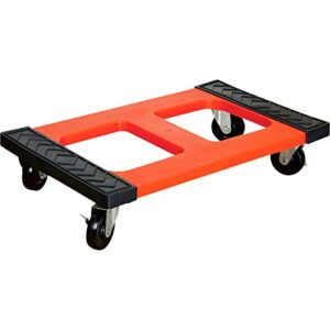 strongway poly mover's dolly - 1200-lb. capacity, 30in.l x 18in.w x 6in.h