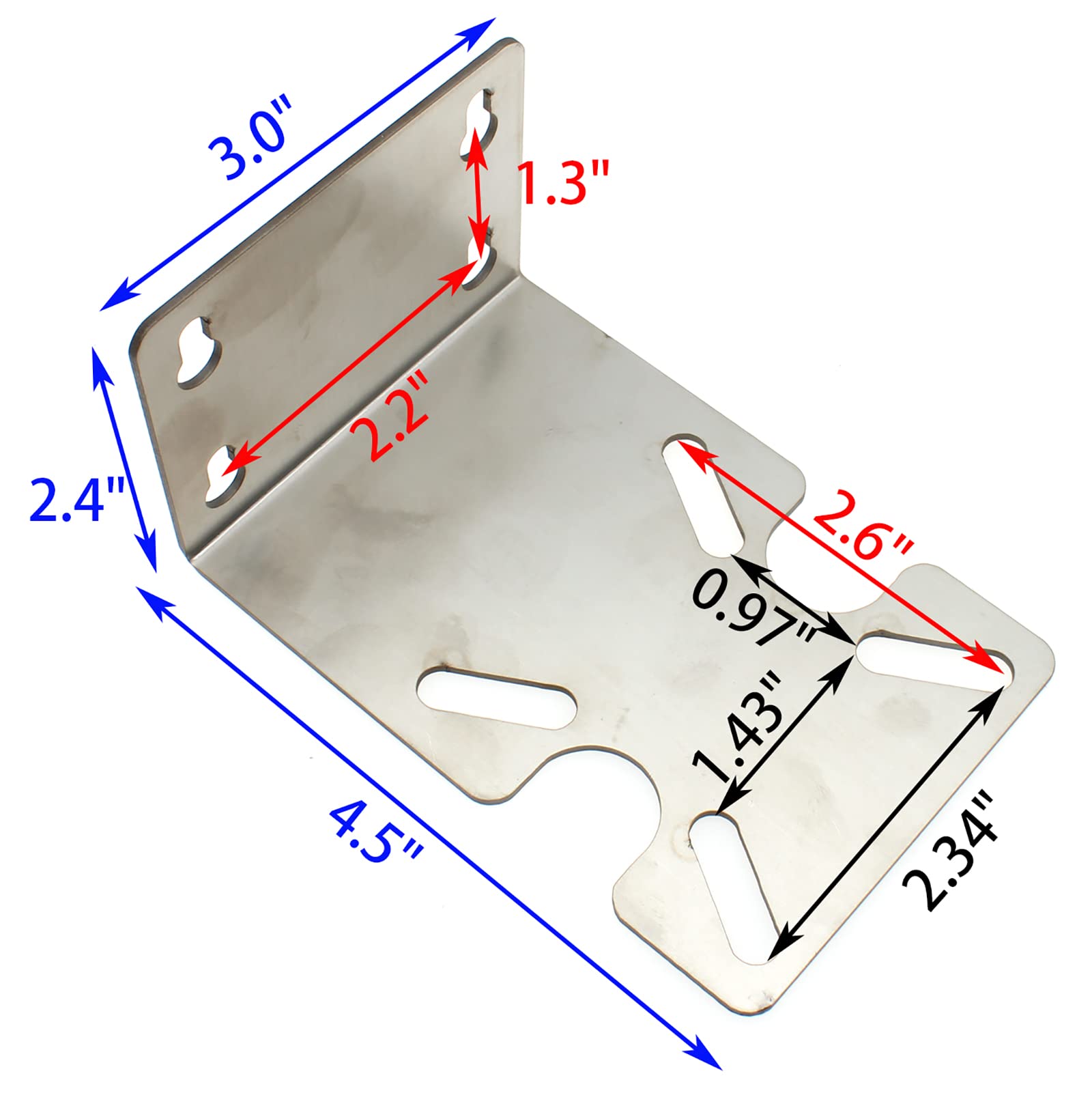 FDXGYH Stainless Steel Water Filter Housing Bracket Water Purifier RO Machine Metal Housing Fixed Bracket [10-inch/20-inch]