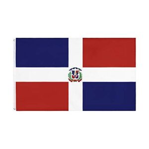 anjor dominican republic flag 3x5fts - dominican flags with brass grommets 3 x 5 ft