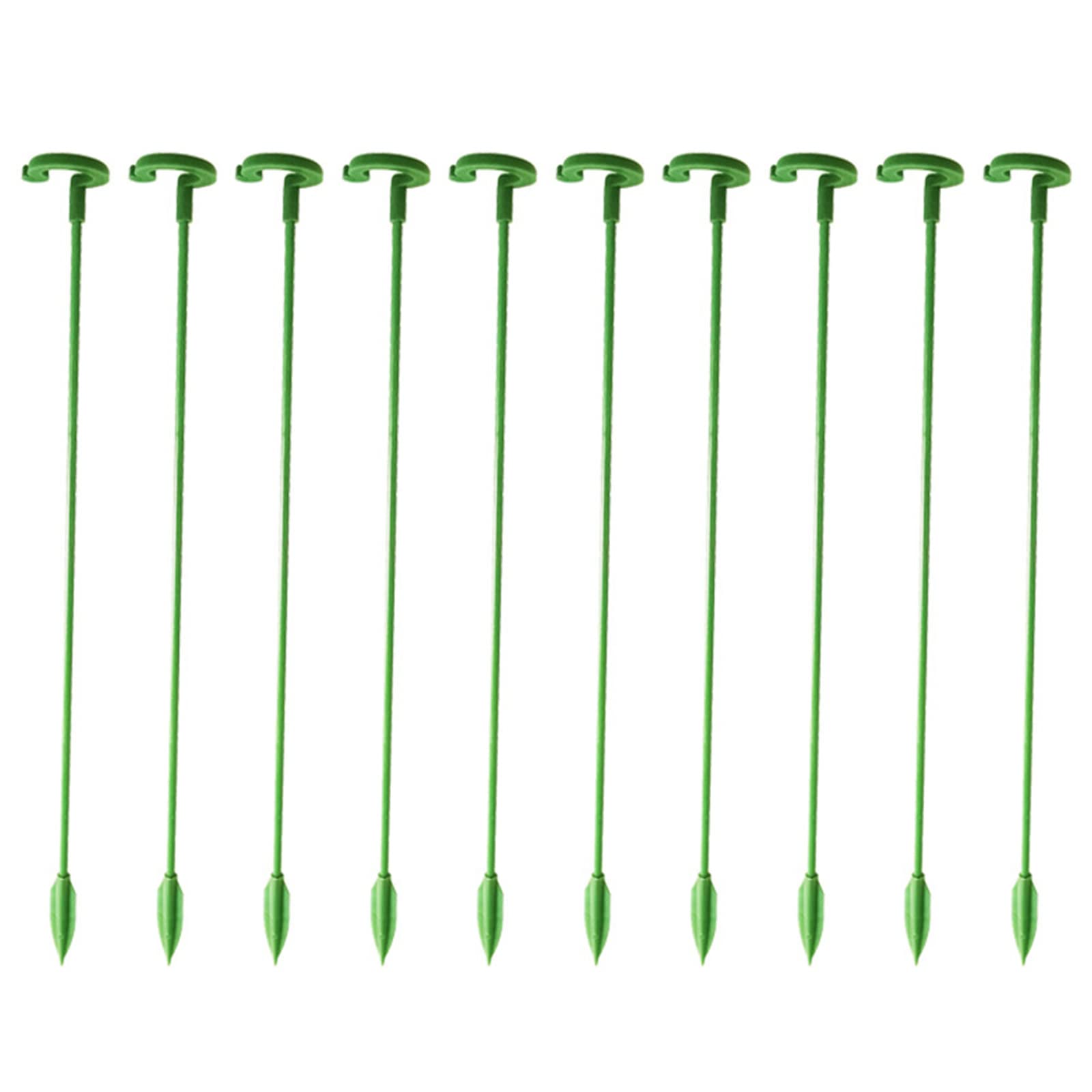 Plants Support Rods 10 Pcs Garden Bonsai Bracket Stake Single Stem Shrub Holder for Indoor Outdoo Garden Flower Potted Support Rod support rod for plants