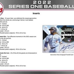 2022 Topps Series 1 Factory Sealed Blaster Box of Packs with 99 Cards including One EXCLUSIVE Commemorative Relic Card and Possible Rookies Autographs and Jersey Cards