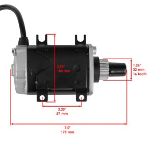 Caltric Compatible with Complete Push Button Starter Tecumseh Snow Blower Engine OH318SA-221828B