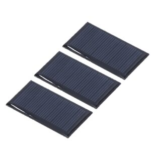 Pokerty9 Small Solar Cells,Solar Panel 300mA 0.15W 5V Weather Resistant Polysilicon for DIY Projects,Pokerty9YKD