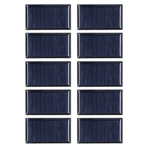 Pokerty9 Small Solar Cells,Solar Panel 300mA 0.15W 5V Weather Resistant Polysilicon for DIY Projects,Pokerty9YKD