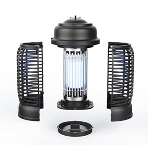 Bug Zapper Outdoor Electric, 20W Mosquito Zapper Outdoor, 4200V Fly Zapper Outdoor and Indoor