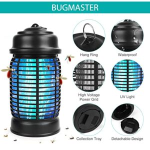 Bug Zapper Outdoor Electric, 20W Mosquito Zapper Outdoor, 4200V Fly Zapper Outdoor and Indoor