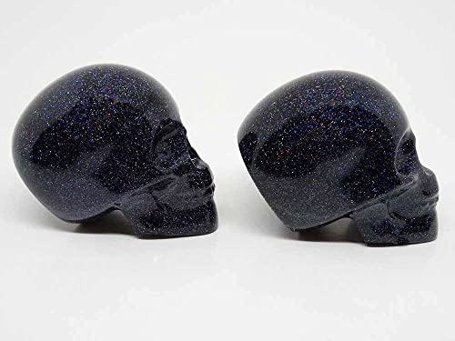 Black Holographic (HOLO) Cabinet Skull Knobs and Pulls (Set of 2)