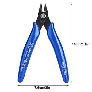 170 Wire Cutters Flush Cutter Pliers Set, Dikes Wire Cutter for Crafts Making, Micro Side Cutters for Plastic Models, Diagonal Cutte