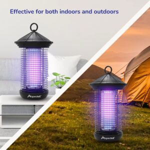 ASPECTEK Bug Zapper Outdoor 20W, Electric Mosquito Zapper, Insect Fly Zapper, Effective UV Light Fly Killer for Outdoor use, Waterproof, Up to 1000sq. FT Coverage for Camping, Patio, Garden, BBQ