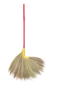 sn skennova - 1 pc of 41 inch tall of asian straw broom whisk broom sweeping broom with bamboostick handle for sweeping dirt, dust, garbage