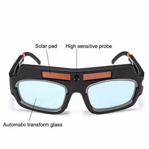 TEAMWILL Welding Goggles Mask Auto Darkening Glasses Resist Ultraviolet Eyes Ray Helmet