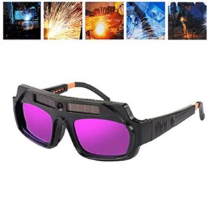 TEAMWILL Welding Goggles Mask Auto Darkening Glasses Resist Ultraviolet Eyes Ray Helmet
