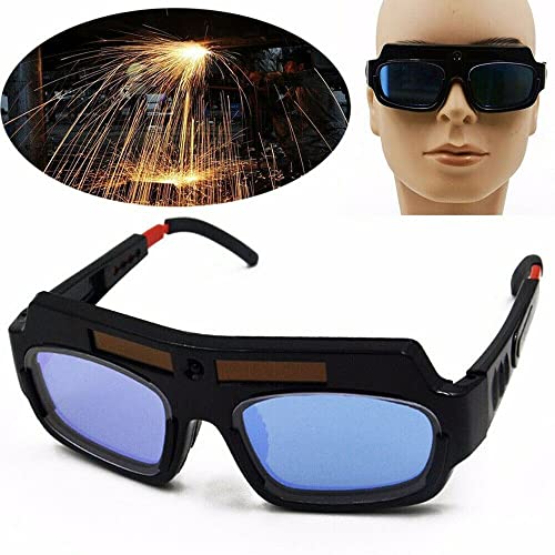 TEAMWILL Welding Goggles Mask Auto Darkening Glasses Resist Ultraviolet Eyes Ray Helmet