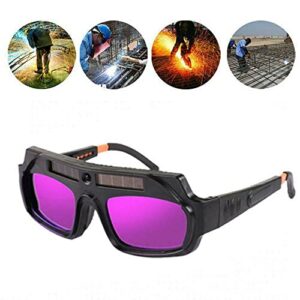 TEAMWILL Welding Goggles Mask Auto Darkening Glasses Resist Ultraviolet Eyes Ray Helmet