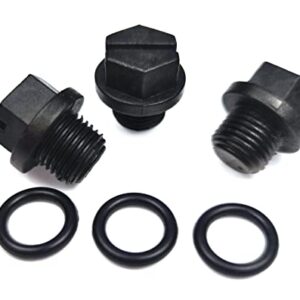 3 Pack SPX1700FG Pipe Plug with Gasket Compatible with for Select Hayward Pumps SP2600X5, SP2605X7, SP2607X10, SP2610X15 More