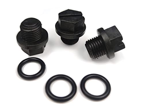 3 Pack SPX1700FG Pipe Plug with Gasket Compatible with for Select Hayward Pumps SP2600X5, SP2605X7, SP2607X10, SP2610X15 More