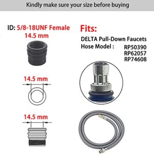 UMIRIO Kitchen Faucet Head Replacement Part Pull Down Universal Kitchen Nozzle Sink Faucet Hose Sprayer Replacement Water Faucet Kitchen Tap Spout Female Male,Chrome，2 Function